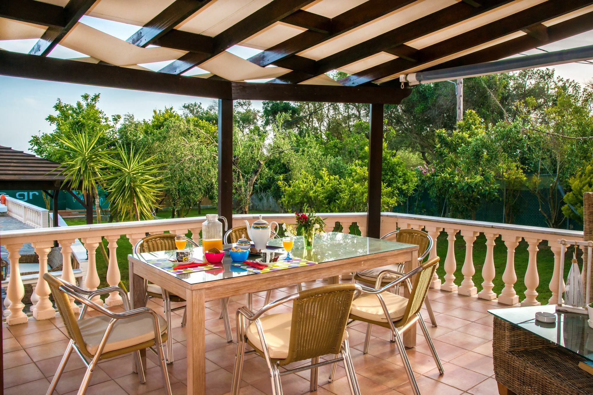 Villa Maxim With Private Pool & Tennis Court Halikounas Ngoại thất bức ảnh